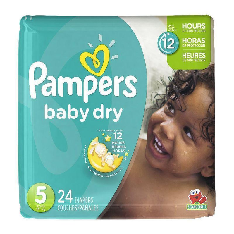 Pañales Baby Dry Talla S5 24 Unidades - Pampers