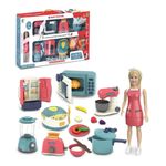 Muñeca con Set de Cocina