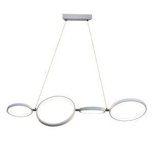 Lampara Colgante LED para Interior Aros Blanca