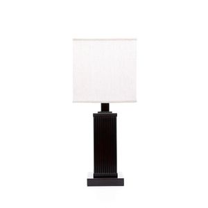 Lámpara de Mesa Regente Base Madera 1L 60 W