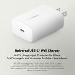 Cargador de Pared Usb-C 25 W Blanco