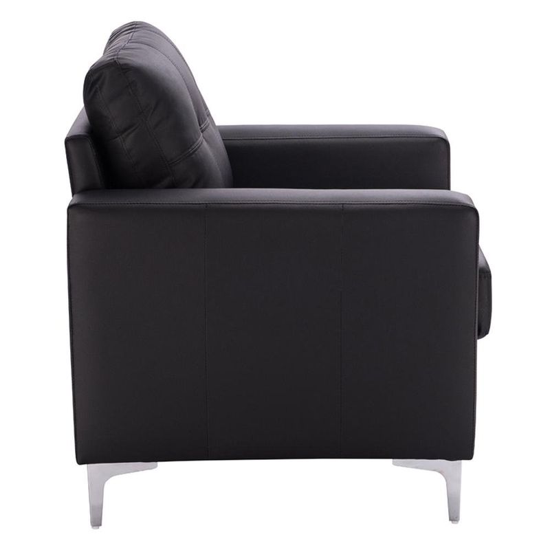 Sillón Iguazu Negro 83x77x50 Cm - Zmobili
