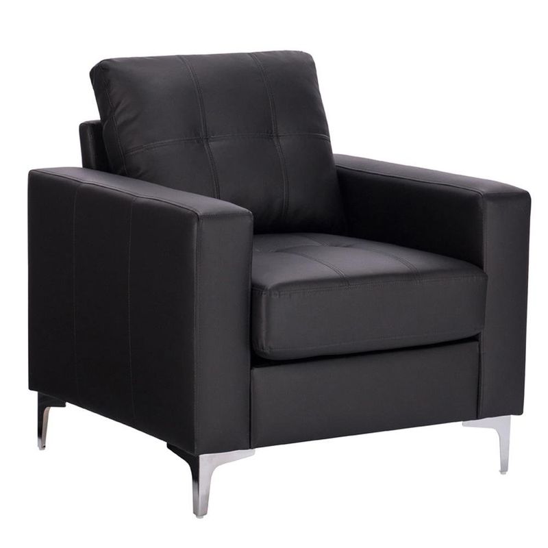 Sillón Iguazu Negro 83x77x50 Cm - Zmobili