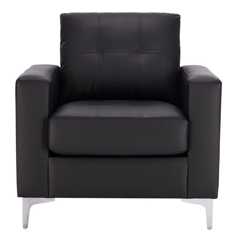 Sillón Iguazu Negro 83x77x50 Cm - Zmobili