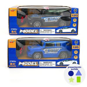 Vehículo de Policía Radio Control 1:20