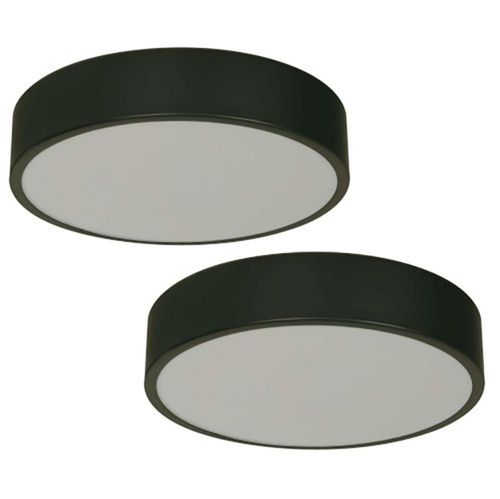 Set de 2 Plafones Modernos Negro