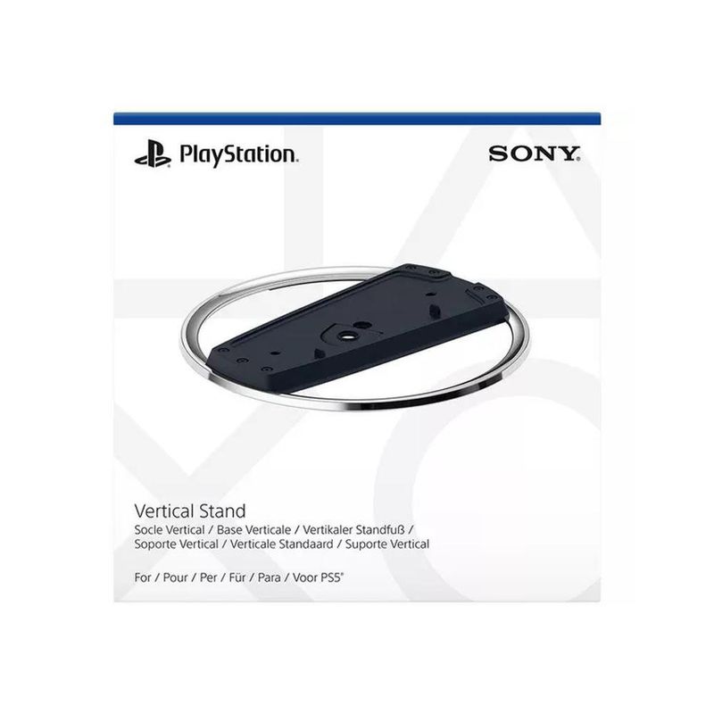 Soporte Vertical para Consola PlayStation 5 Slim Negro/Plateado