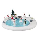 Bola Secreta de Snowman con Movimiento y Luz LED para Villa Navideña