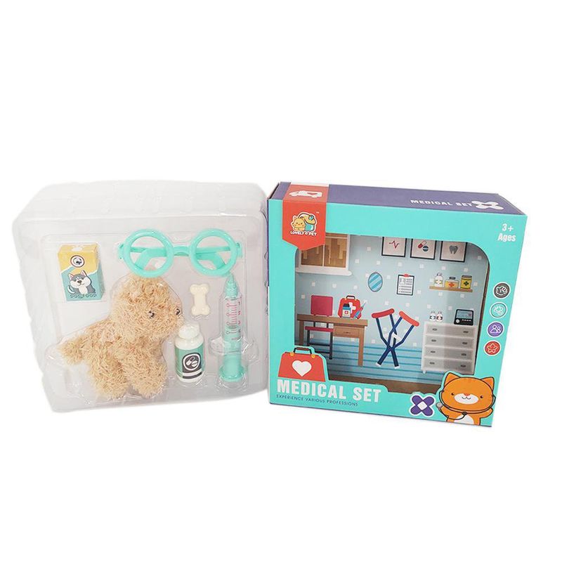 Set de Veterinario con Perro de Peluche