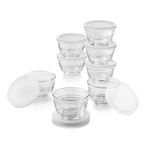 Set de Moldes de Vidrio para Flan 16 Pzas