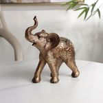 Figura de Elefante Color Bronce
