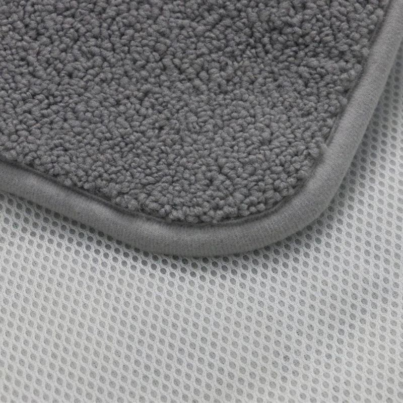 Alfombra de Baño de Textura Suave Colores Surtidos