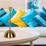 Candelero Metálico Bronce