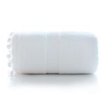 Toalla de Baño 100% Algodón Blanca 70 x 140 Cm