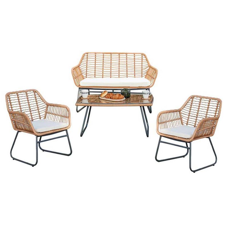 Set de Sala de Exterior Leila Ratán Blanco