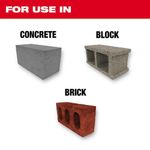 Broca de Carburo para Concreto 1/2x6 Plg - Milwaukee Electric