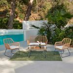 Set de Sala de Exterior Leila Ratán Blanco