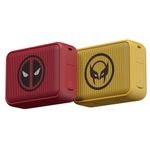 Set de 2 Bocinas Pórtatiles Diseño de Deadpool y Wolverine