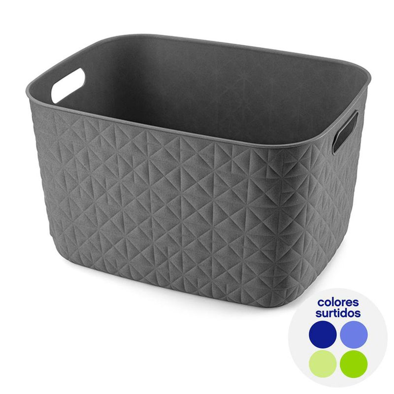Canasta Softex 19 L Colores Surtidos