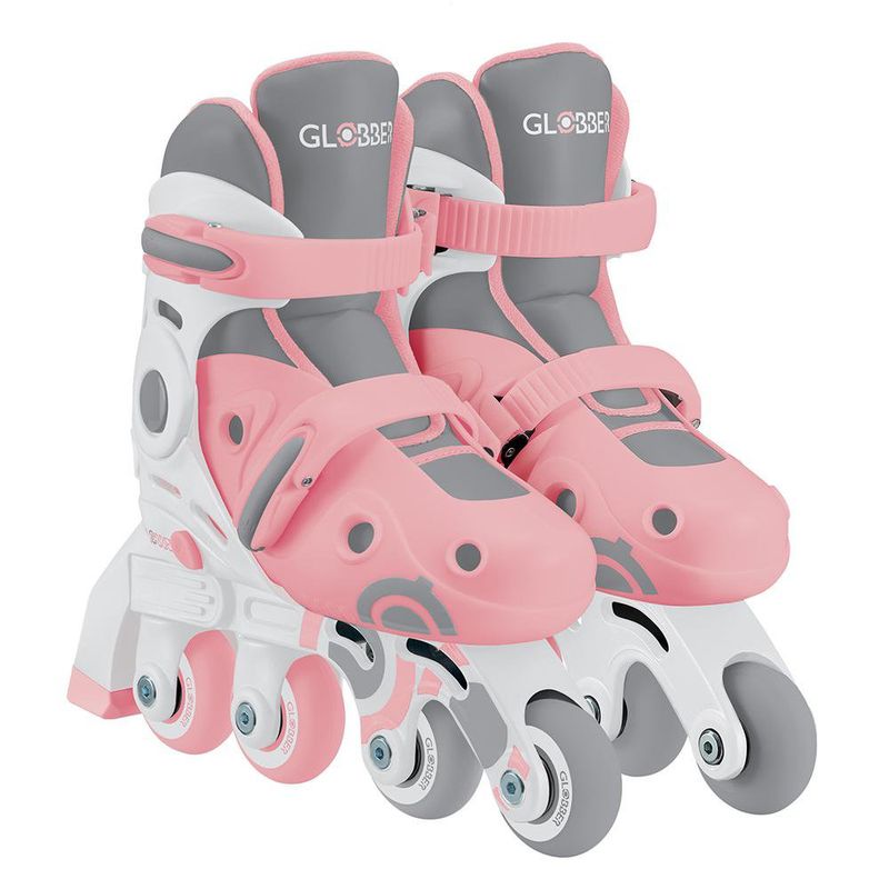 Patines en Línea 2-en-1 Talla 26-29 Color Rosa