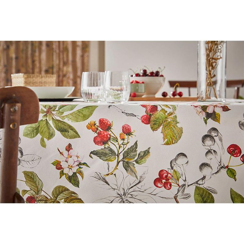Mantel Resinado Cerezas 156X100 Cm