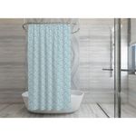 Set de Cortina con Liner y Ganchos Celeste