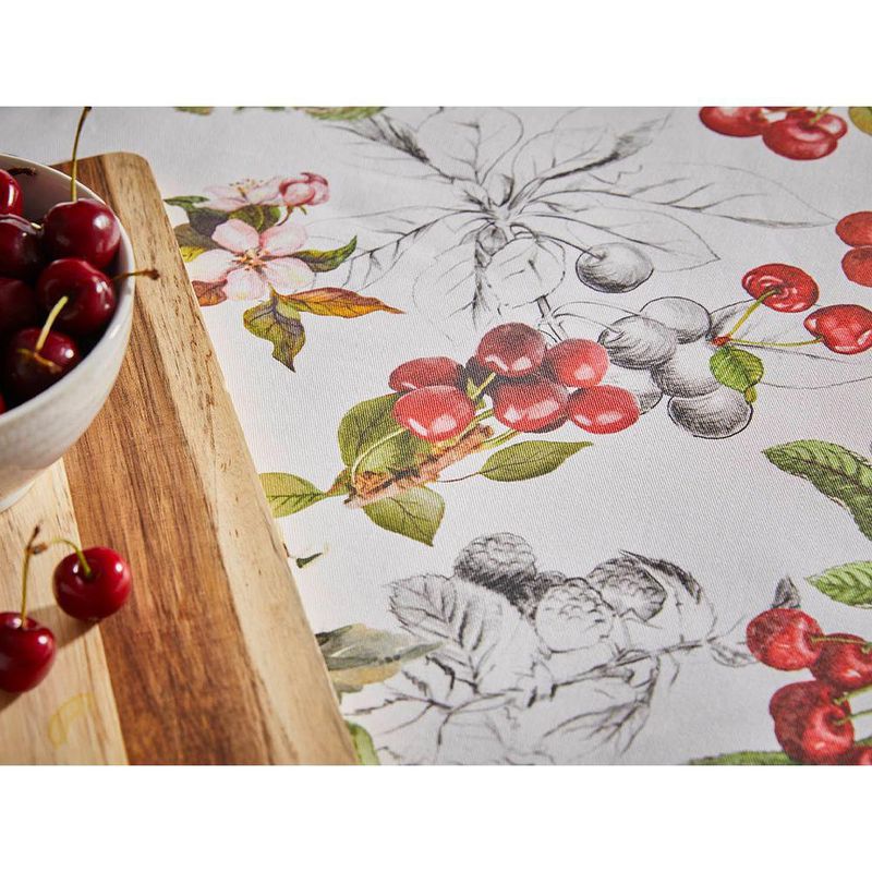 Mantel Resinado Cerezas 156X100 Cm