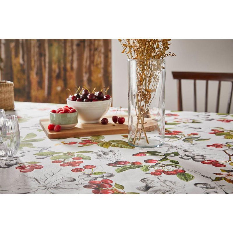 Mantel Resinado Cerezas 156X100 Cm