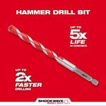 Broca de Carburo para Concreto 3/8 Plg - Milwaukee Electric