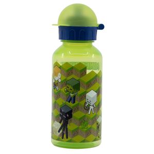 Pachón Plástico Verde Diseño Minecraft 400 ml
