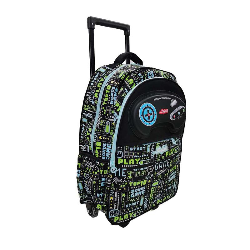 Mochila Escolar con Ruedas Game On