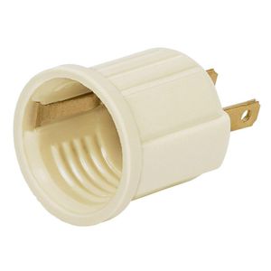 Socket E27 con Espiga Marfil