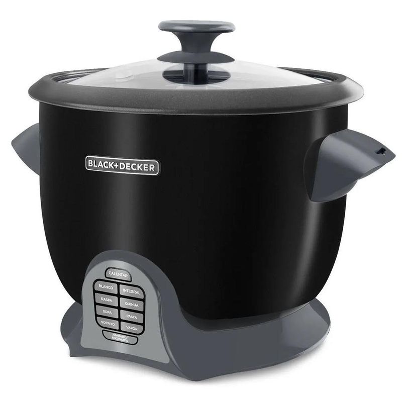 Olla Digital Multifunción Color Negro de 28 Tazas
