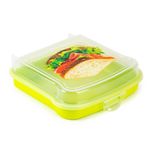 Contenedor de Plástico para Sándwich Colores Surtidos