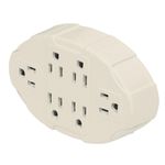 Adaptador Aterrizado 6 Entradas 125V 60H 15A - Volteck