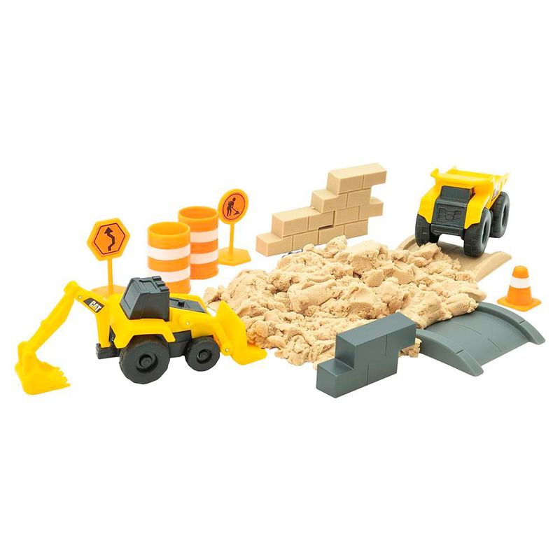 Juego Dig N' Build CAT con 2 Vehículos