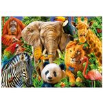Puzzle Wild Animal Collage 500 Pzas