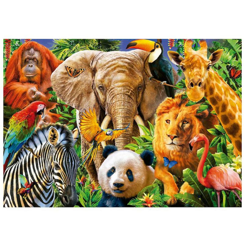 Puzzle Wild Animal Collage 500 Pzas
