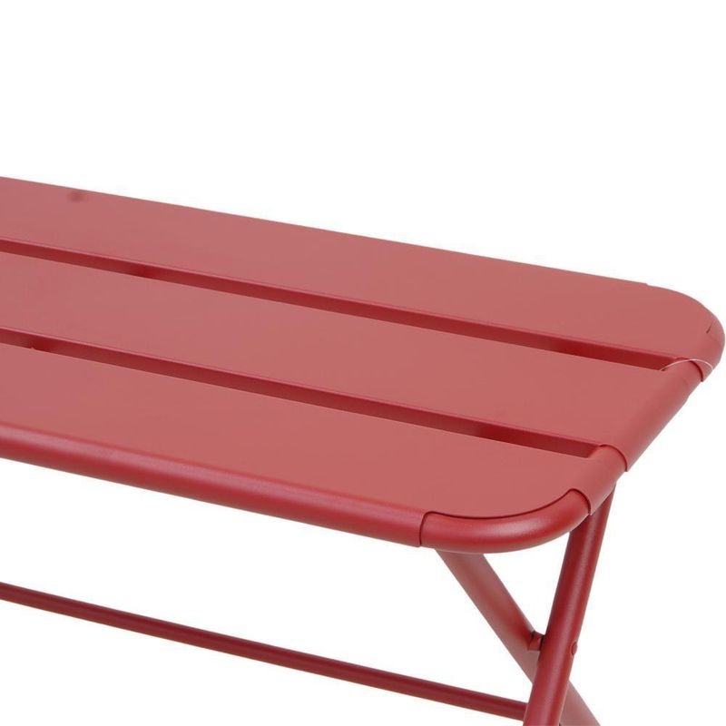Banca Plegable Alison Rojo