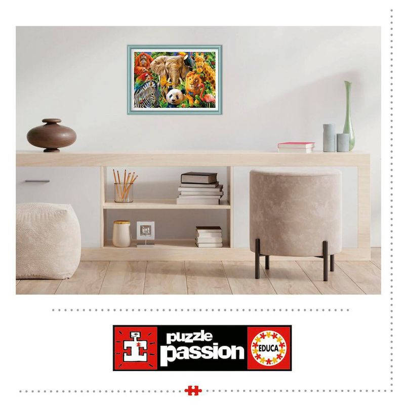 Puzzle Wild Animal Collage 500 Pzas
