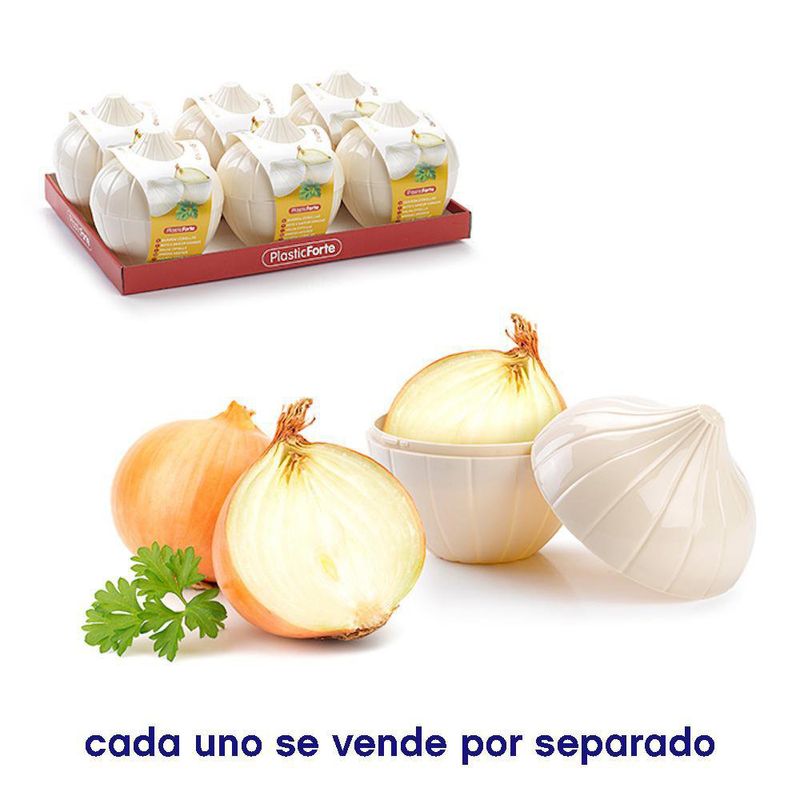 Contenedor de Plástico para Cebolla Blanco