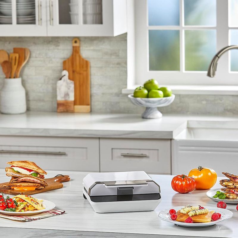 Sandwichera Blanca 2 Porciones