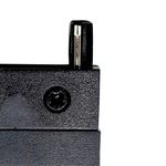 Conector a 90 Grados Vertical Negro