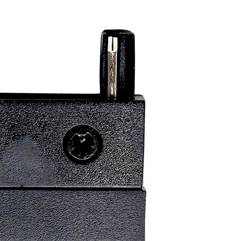 Conector a 90 Grados Vertical Negro