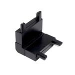 Conector a 90 Grados Vertical Negro