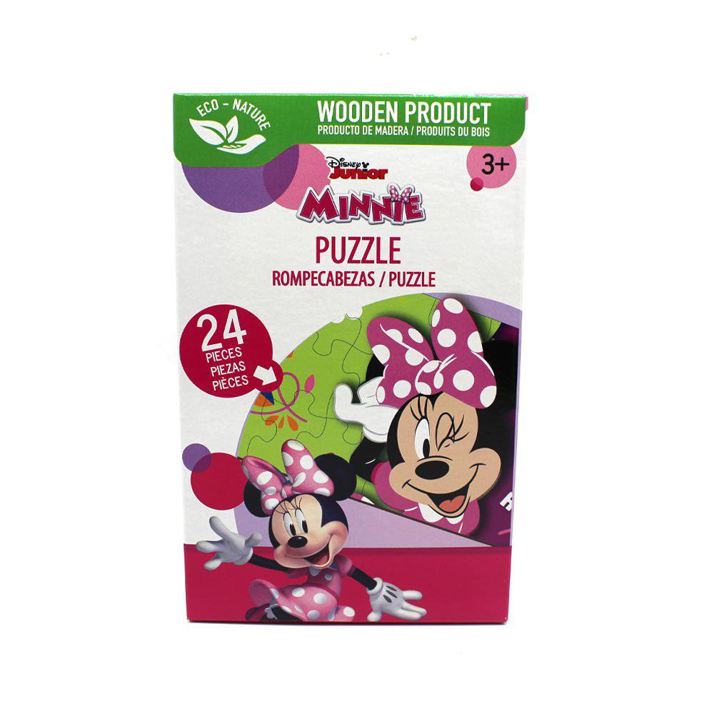 Rompecabezas de Madera Minnie Mouse de 24 Pzas