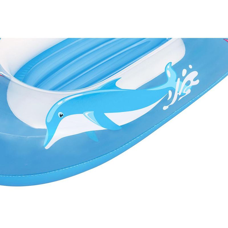 Flotador Inflable para Niños con Diseño de Delfines Azul