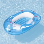 Flotador Inflable para Niños con Diseño de Delfines Azul