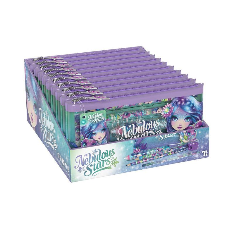 Estuche Escolar con Accesorios y Diseño de Fantasía