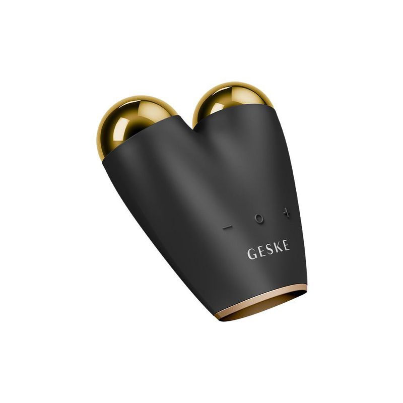 Lifting Facial con Microcorriente Negro y Dorado 6 en 1